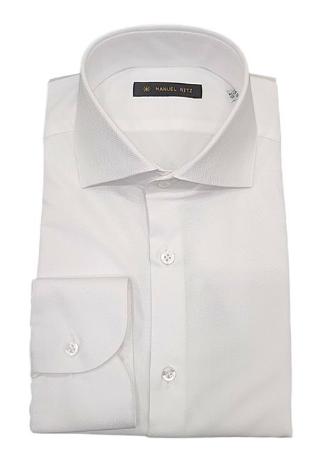 Camicia mezzo collo francese operata MANUEL RITZ EVENING | Camicie | 4030E651P1 26319402